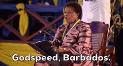 Godspeed Barbados President Sandra Mason