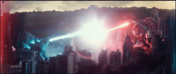 Godzilla 2021 Power Breath Fight GIF