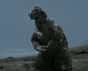 Godzilla Come On GIF