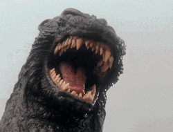 Godzilla Dance With Big Roar GIF
