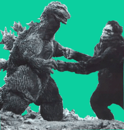Godzilla Dance With Kong GIF