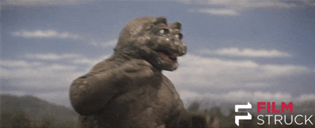Godzilla Epic Dance Failed GIF