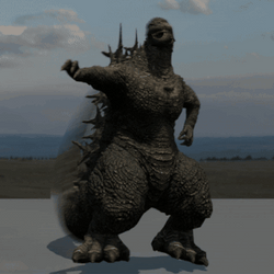Godzilla Minus One Dancing GIF