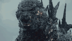 Godzilla Minus One Sighing GIF