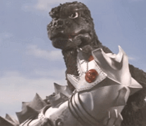 Godzilla Minus One Versus Robot GIF