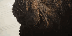 Godzilla Minus One Yawning GIF