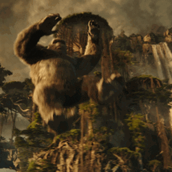 Godzilla Vs Kong Furious Landing GIF