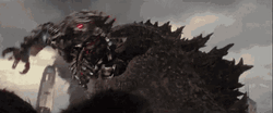 Godzilla Vs Kong Movie Fight Scene GIF