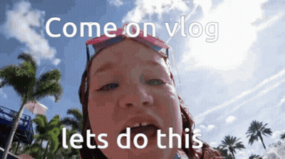 Goggles Person Come On Vlog Let's Do This GIF