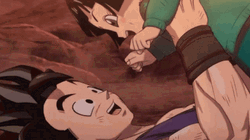 Gohan And Pan Hugging GIF