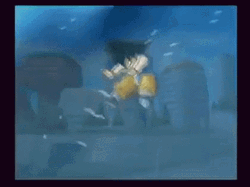 Gohan Spirit Bomb Impact GIF