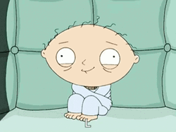 Going Crazy Smiling Stewie Griffin Family Guy GIF