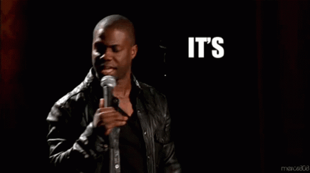 Going Down Funny Man Kevin Hart GIF