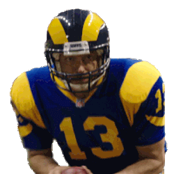 Going For A Throw Kurt Warner Sticker GIF