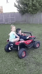 Going Out Together Kids Falling GIF