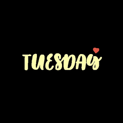 Going Up On A Tuesday Pink Hearts Minimalist GIF