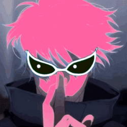 Gojo Domain Expansion Pink Splash GIF