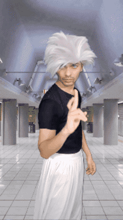 Gojo Domain Expansion Special Effects Cosplay GIF