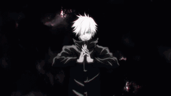 Gojo Hollow Purple Praying Hands GIF