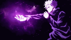 Gojo Purple Anime GIF