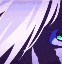 Gojo Saturu Domain Expansion Purple Anime GIF