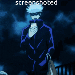 Gojo Screenshoted Gojo Picture GIF