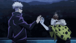 Gojo Showing Domain Expansion On Cyclops Scott Summers GIF