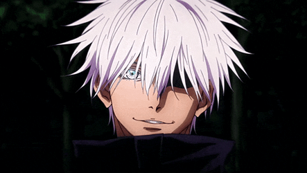 Gojo Stare GIF