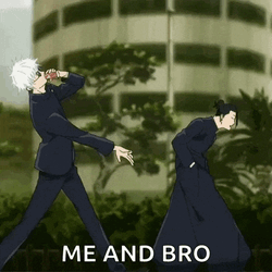 Gojo Walk GIF