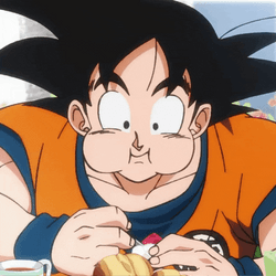 Gok Sin Goku Eating GIF