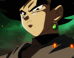 Goku Black Angry Stare GIF