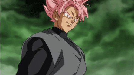 Goku Black Super Saiyan Rose GIF