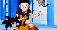 Goku Dragon Ball Getting Spanked GIF