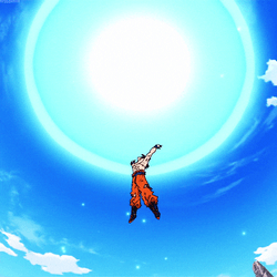 Goku Drip Energy Ball GIF