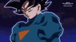 Goku Energy Punches Vegeta Ultra Ego GIF