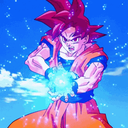 Goku Kamehameha Devastating Attack GIF
