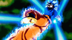 Goku Kamehameha Energy Blast GIF