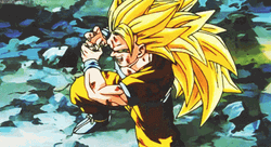 Goku Kamehameha Fierce Power GIF