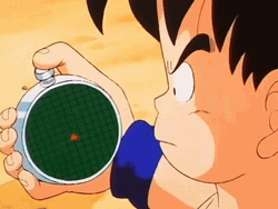 Goku Looking At Radar GIF