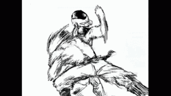 Goku Manga Punch GIF