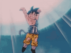 Goku Spirit Bomb Blast GIF