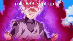 Goku Ssj3 Shut Up GIF