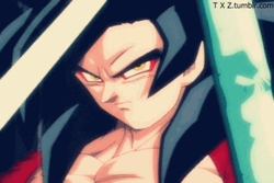 Goku Ssj4 Broke Glass Mirror GIF