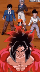 Goku Ssj4 Crackign Knuckles GIF