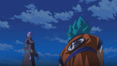Goku Super Saiyan Blue Hit Practice GIF
