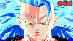 Goku Super Saiyan Blue Long Hair GIF