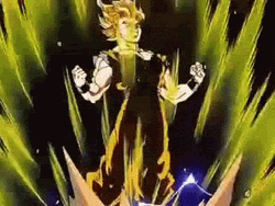 Goku Super Saiyan Powers GIF