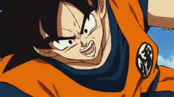 Goku Transformation Flying GIF