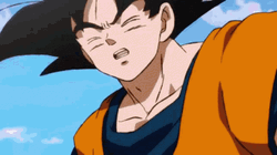 Goku Transformation Power Up GIF
