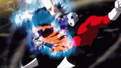 Goku Vs Jiren Goku Knee Attack GIF